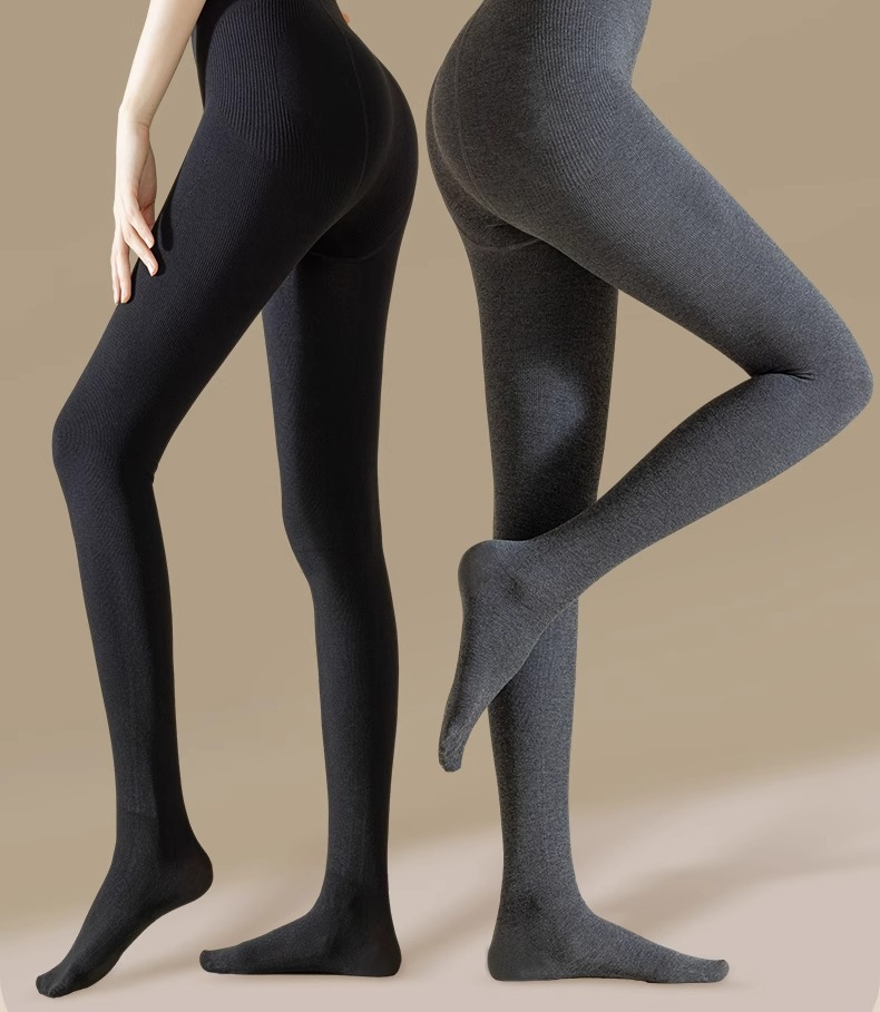 Thin Fleece-lined Slimming Leggings Thick Pantyhose  for Women